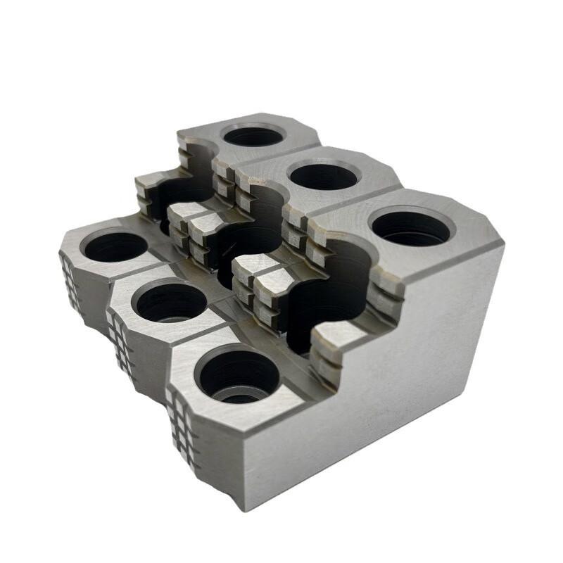 Qicheng 6-inch Hydraulic Hard Jaw Set