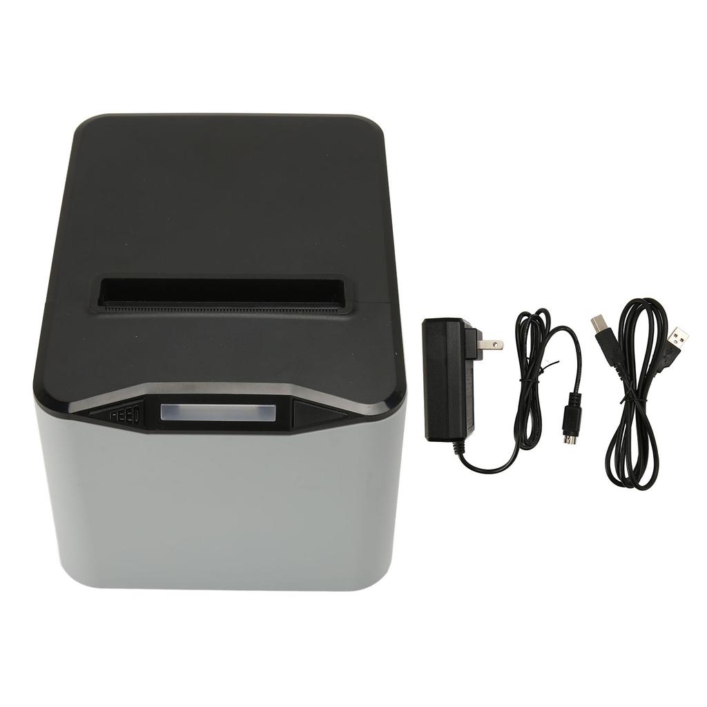 80mm Thermal Receipt Printer POS Printer Automatic Cutting USB LAN SERIAL Port Restaurant Kitchen Printer for Windows