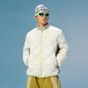 90 White Duck Down Waterproof Color Block Stand Collar Puffer Jacket Men Women Daily Sports Casual