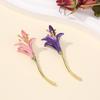 Korean Style Multi-color Enamel Narcissus Brooch: Eco-friendly Color-preserving Alloy Plant Accessory