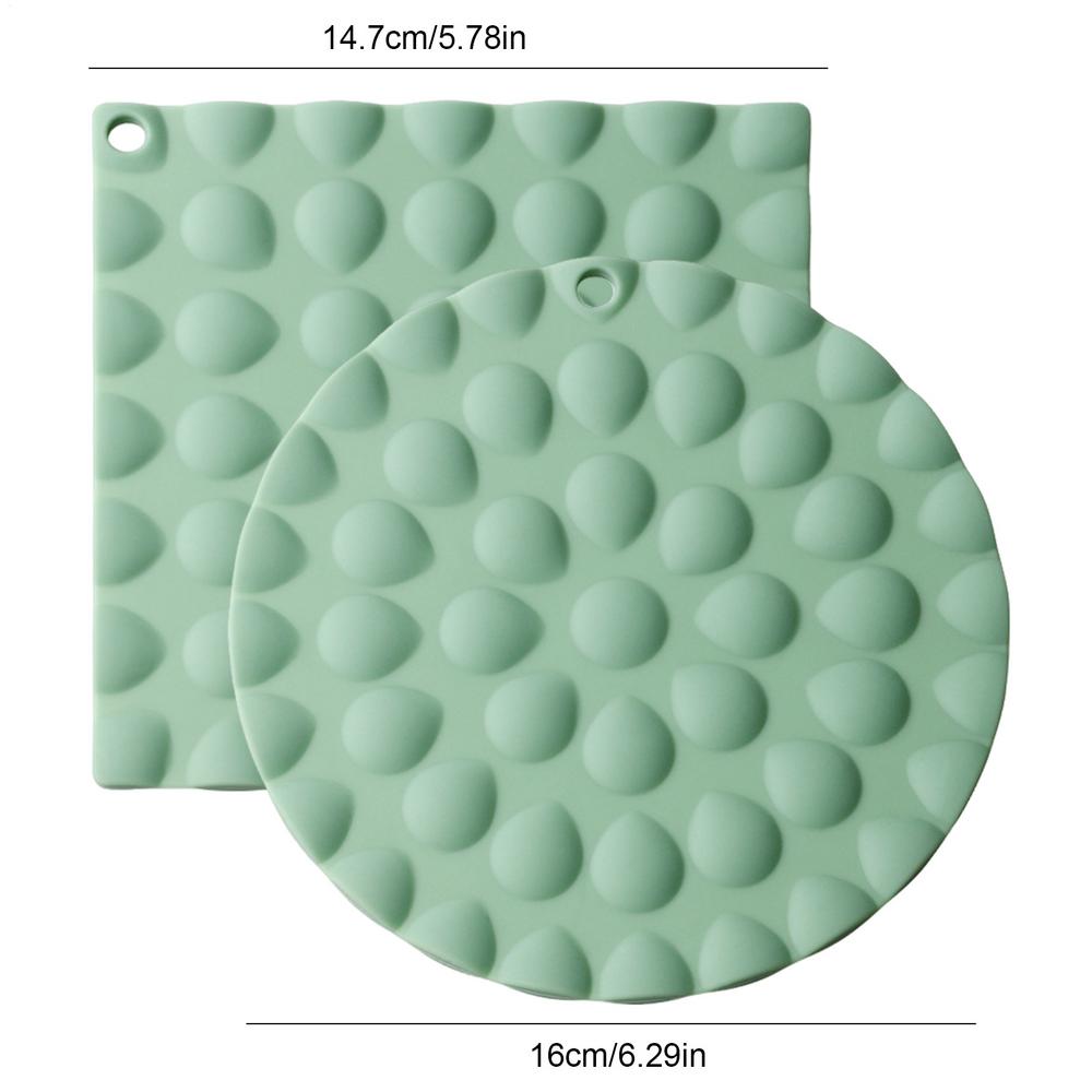 Dining Table Placemat Heat Proof Thickened Placemat Table Decor Heat Resistant Mats For Home Hotel Restaurant Apartment Rental