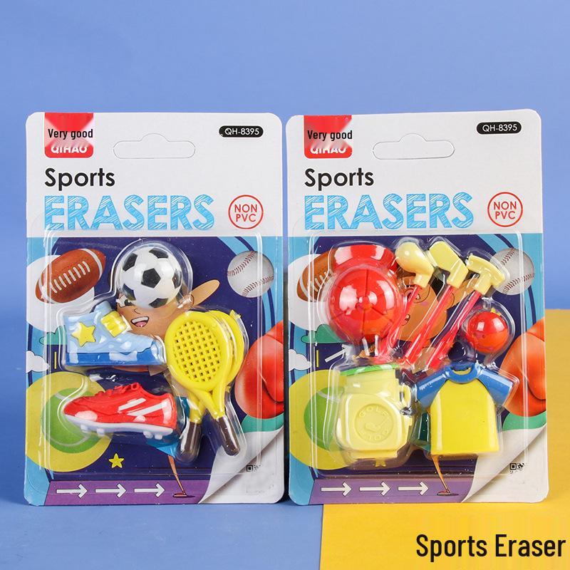 Adorable Cartoon Mini Eraser Set for Students – Perfect Back-to-School Gift