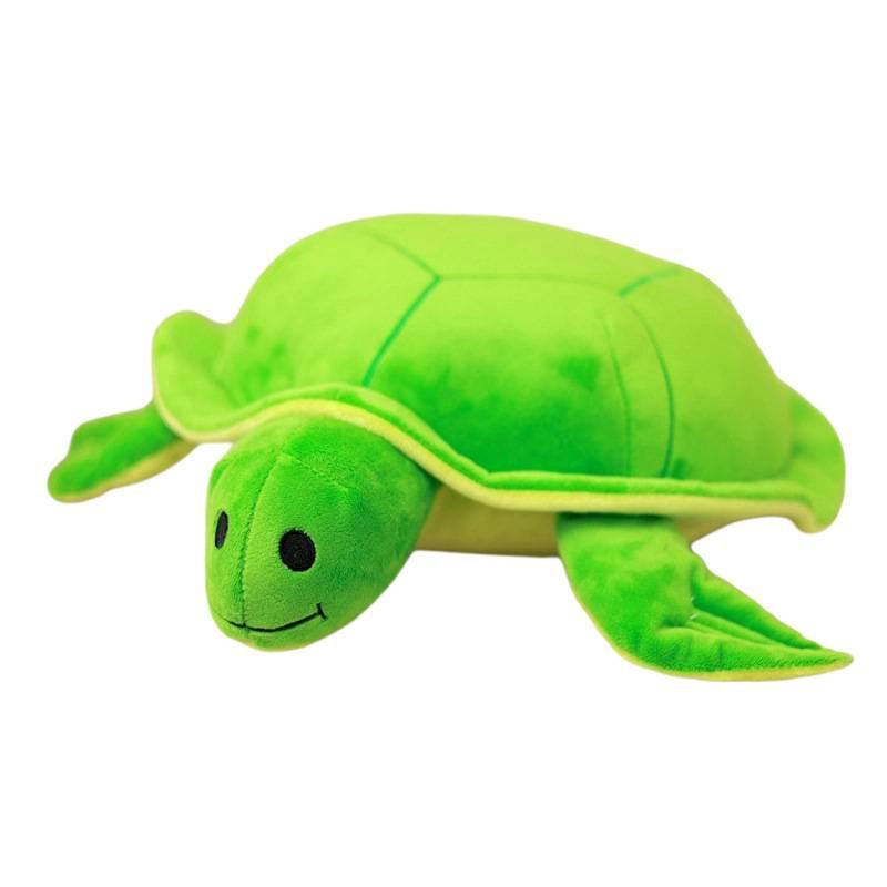 Adorable Green Cartoon Turtle Plush Pillow Doll
