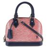 Alma BB Handbag M54548 Epi Denim 2WAYShoulder Red / Dark Blue Epi Leather Women Used