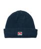 BEN DAVIS Original Micro Logo Cotton Knit Beanie Beige