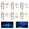10/20pcs LED T10 W5W Canbus Glass COB 6000k Reading Dome Lamp Marker Wedge License PlateLight Bulbs 12V White Blue Red