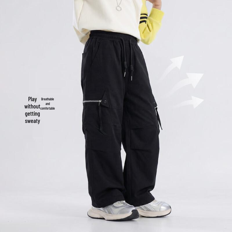 Boys' Spring Autumn Casual Cargo Pants