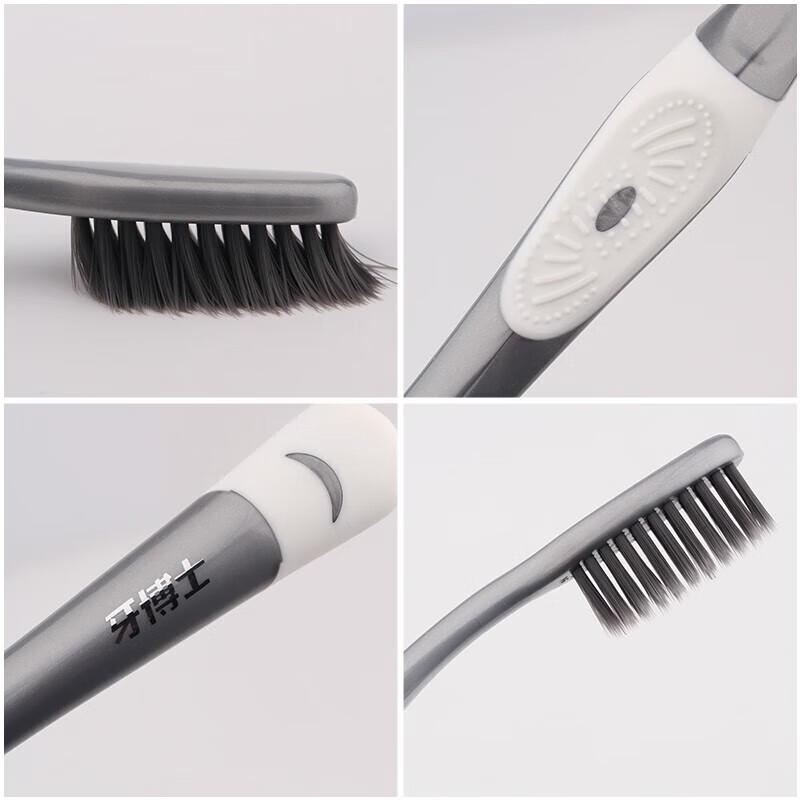 Dr. Toothbrush Soft Charcoal Deep Clean Toothbrush 5-Pack
