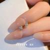 Cui Yan S925 Sterling Silver Starfall Stud Earrings - Shiny, Simple, Versatile, and Exquisite Design for Women