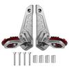 Bike Step Foot Pegs Bike Foot Pegs Footrest Wide Left and Right Set for