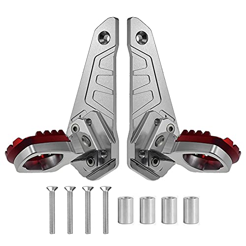 Bike Step Foot Pegs Bike Foot Pegs Footrest Wide Left and Right Set for