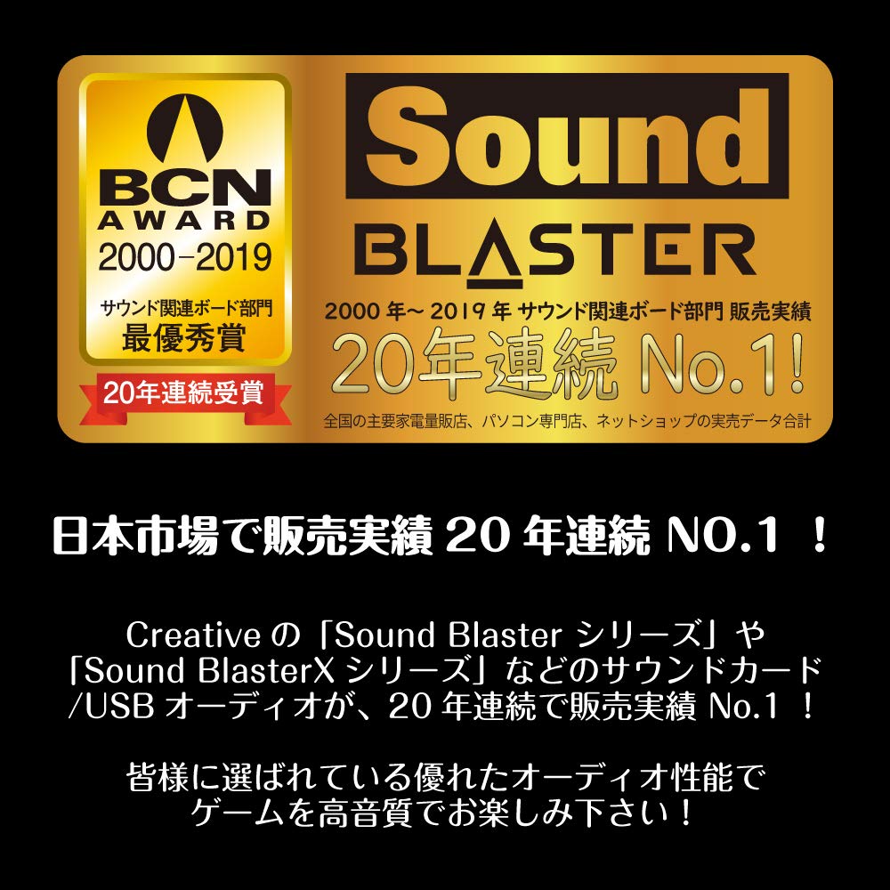 Sound Blaster AE-7 32-bit/384kHz High-Resolution Audio DSD Lossless Playback Compatible SB-AE-7