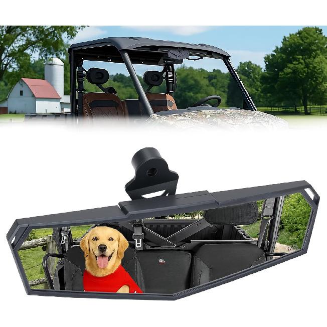 KEMIMOTO Rear View Mirror Compatible with CFMOTO UFORCE U10 Pro/Pro XL 2025-2026 & ZForce 950 Sport & Trail -2025, Multi-Angle Adjustment, Features