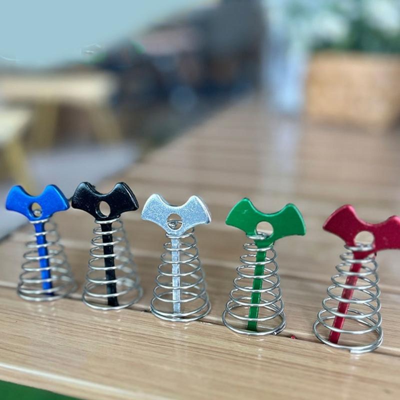 Tragbare Deckanker Heringe Fischgräten Zeltnägel Federclips Windseilanker Zeltnagel für Outdoor Camping Wandern