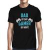 1Tee Mens Dad By Day Gamer By Night T-Shirt