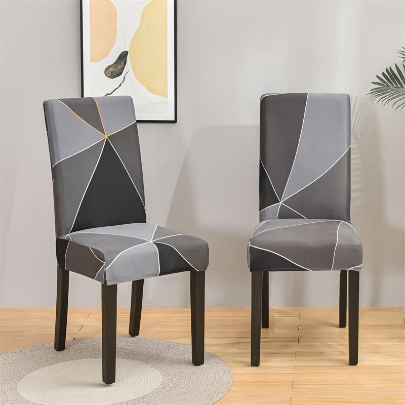 Printed Stretch Chair Cover Big Elastic Seat Chair Covers Office Chair Slipcovers Restaurant Banquet Hotel Home Decoration