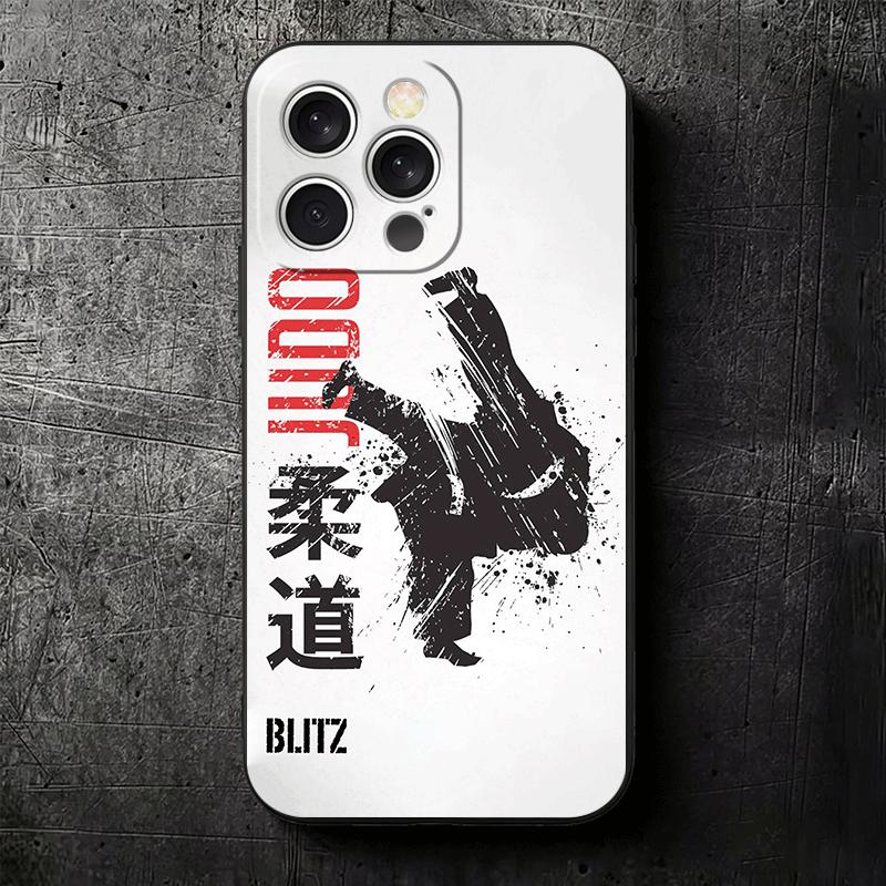 Judo Jiu Jitsu BJJ Brazilian Soft Phone Case for iPhone 16 16E 17 Air 15 Pro Max 14 Plus 13 Mini 11 12 7 Black Cover Back Shell