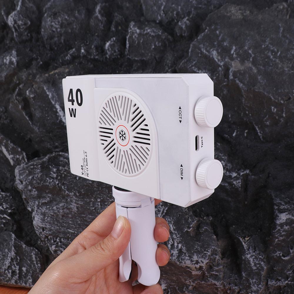 40W RGB LED Camera Light 4400mAh Battery Pocket Photography Light  Camping