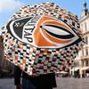 Ombrello Pieghevole Design Stemma Shakhtar Donetsk, Ombrello Automatico 8 Stecche per Viaggio, Uso Campeggio Regalo per Halloween Natale