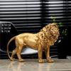 Harz 7" Tier Löwe Skulptur Statue Handgefertigt Dekorativ Action Ausstellungsstück Idol für Haus&Büro Dekor Sammlerfigur