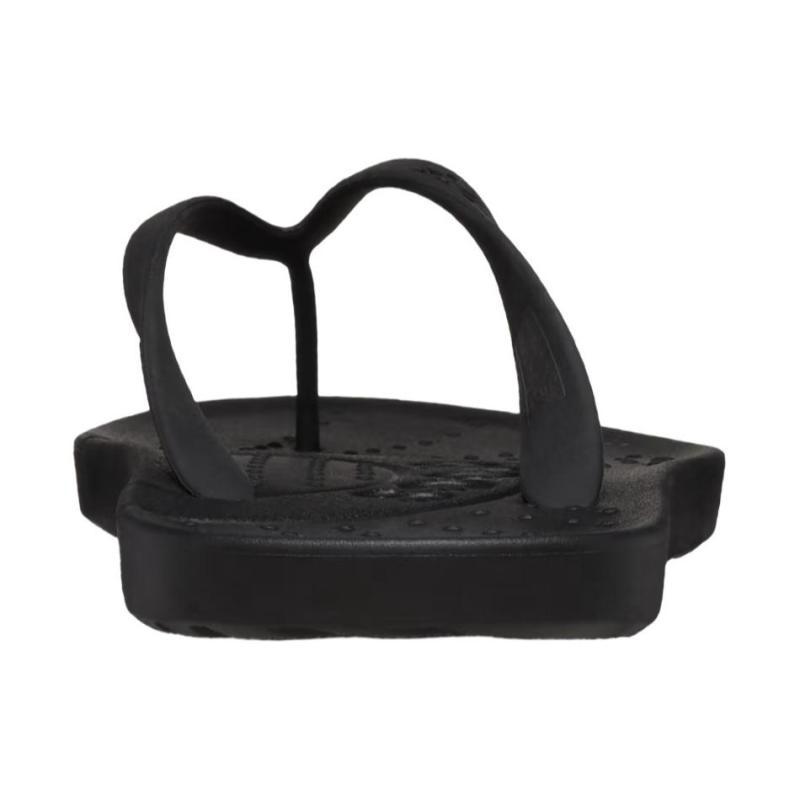 Crocs Round Toe Open Toe Non-Slip Slippers Unisex Black