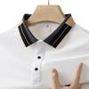 Men's Casual Solid Color Short-Sleeve Lapel T-Shirt – Breathable, Cool Summer Fashion for All Ages