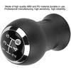 Aramox 5 Speed Gear Shift Knob, ABS and PU Material, Compatible with 2005-2010, Black Manual Transmission Shifter Head