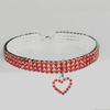 Elastic Heart Pet Collar - Cat & Dog Accessories