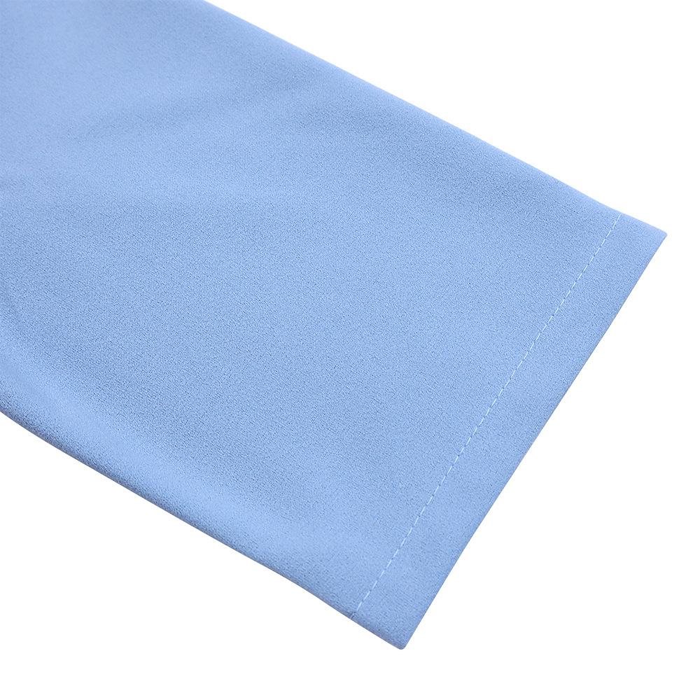 JKASHDK Damenmode Herbst Winter Einfarbiger Druck Übergröße 3/4 Ärmel Hohe Taille Freizeitkleider