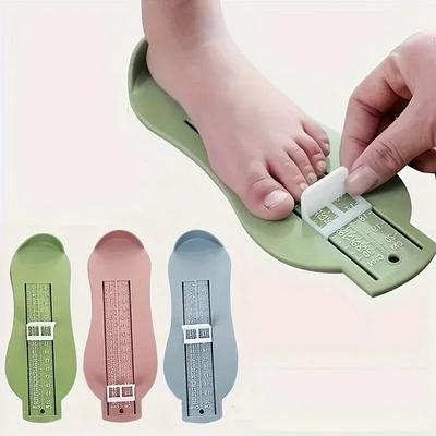 Portable Kids Foot Ruler Non Slip Shoe Sizer Tool for Children Infant Shoes Measurement Gauge Growth Tracker Feet Length Device