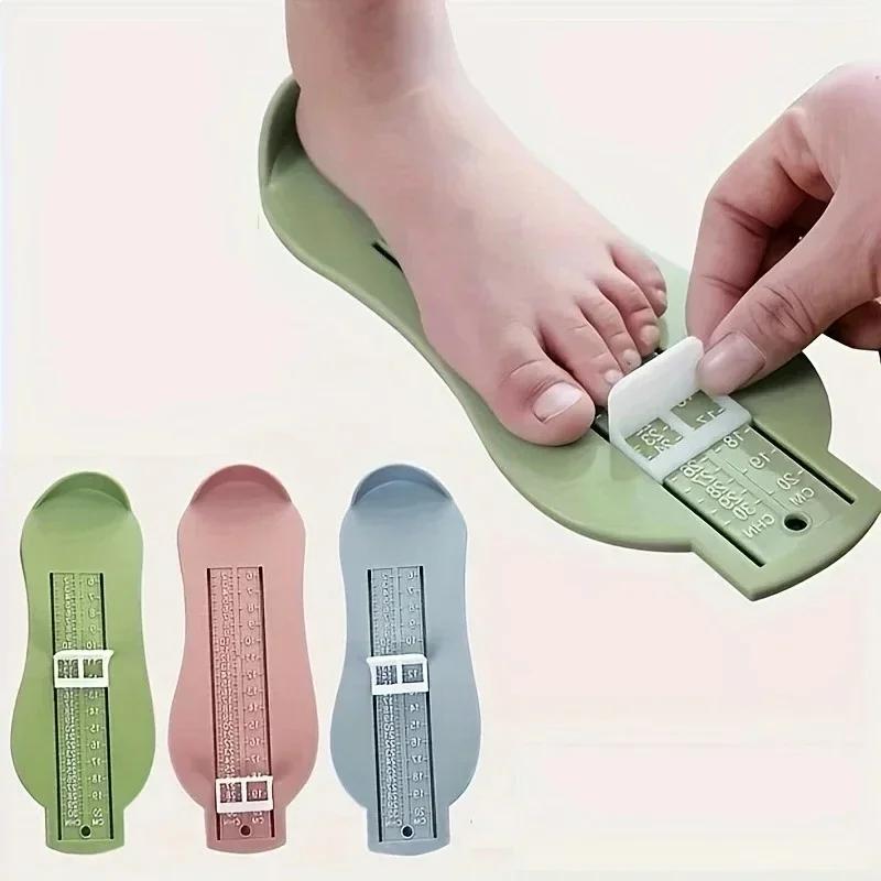Portable Kids Foot Ruler Non Slip Shoe Sizer Tool for Children Infant Shoes Measurement Gauge Growth Tracker Feet Length Device