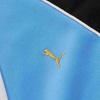 Puma Ρετρό Color Block Ζακέτα Casual με Όρθιο Γιακά και Φερμουάρ Unisex Ανοιχτό Μπλε 628242-82