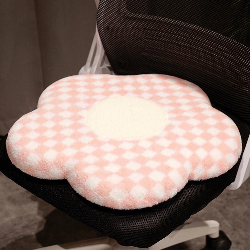 Nordic Home Style Floral Chair Cushion With Memory Foam Living Room Decor Doll
