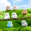 Micro Landscape Cute Owl Figure Decoration Gardening Decoration Accessories Desktop Car Widget