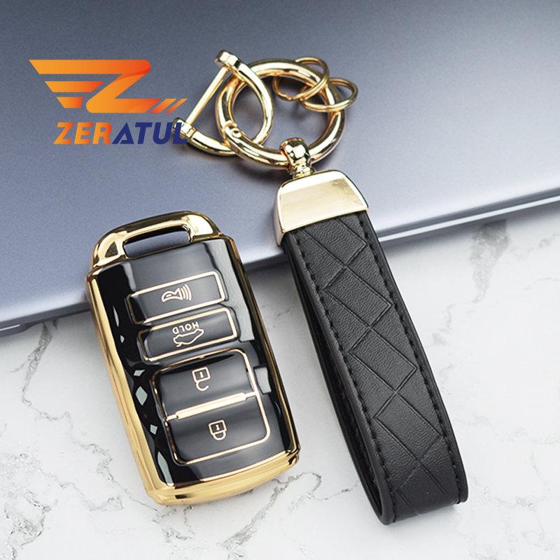 Shell Fob Keychain For Kia Cadenza K9 K7 K-04 Sorento K900 And New K7 Key 2013 Year To Year 4Buttons Tpu Car Key Case Cover