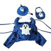 Adjustable Halloween Pet Ghost Costume Glow-in-the-Dark Full Body Jumpsuit  Photography