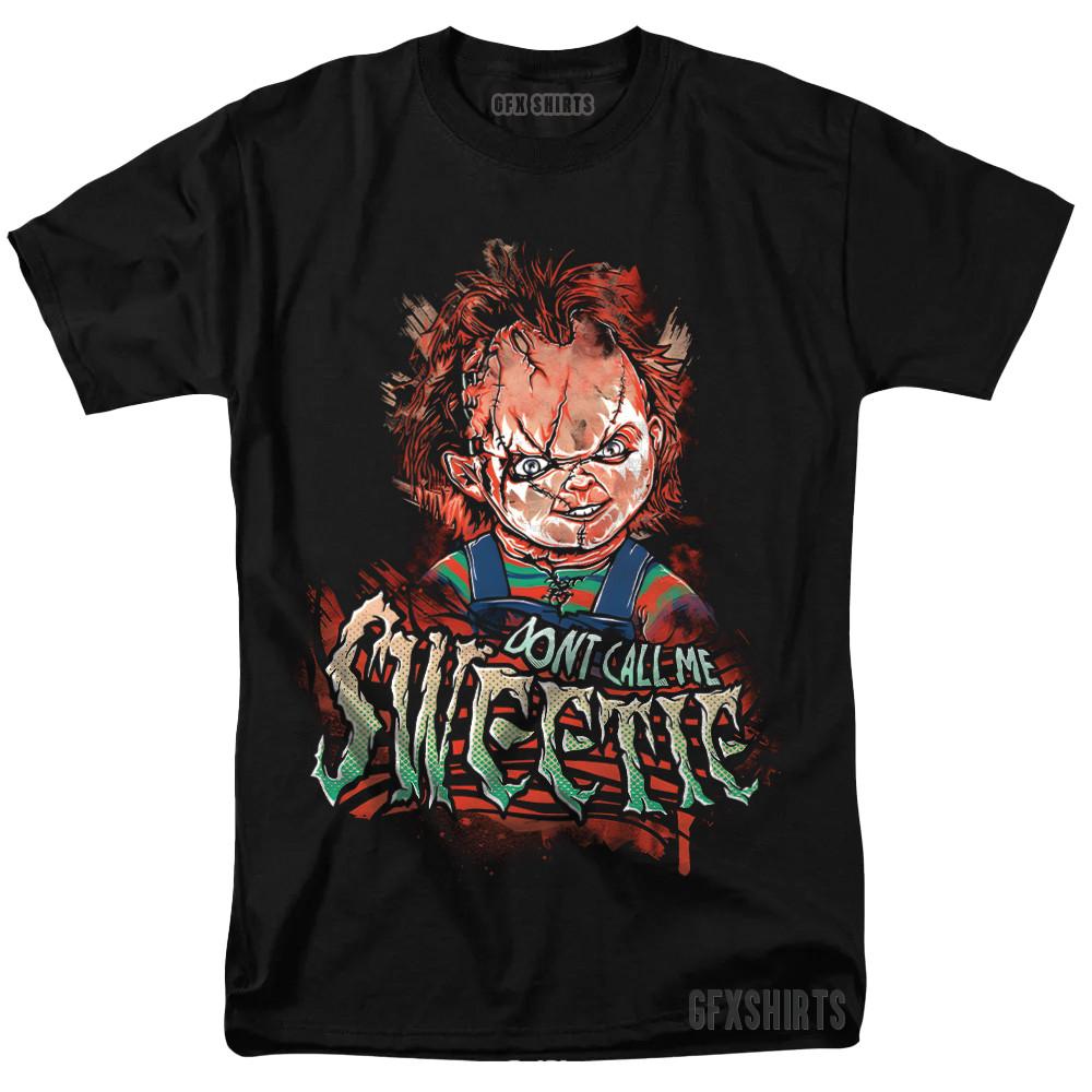 Chucky Child Play 90s Holloween Horror Movie vtg Graphic design T-shirt M