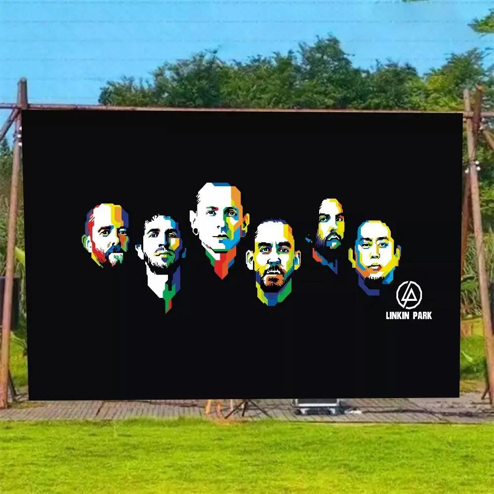 L-Linkin Park Hintergrund Kindergeburtstagsparty Alles Gute zum Geburtstag Schlafzimmer Sofa Dekoration Banner