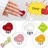 1PC Red Handle Toilet Press Button Heart Shaped Press Tank Push Switch Toilet Bathing Room Decor Water Press Flush Button Tools
