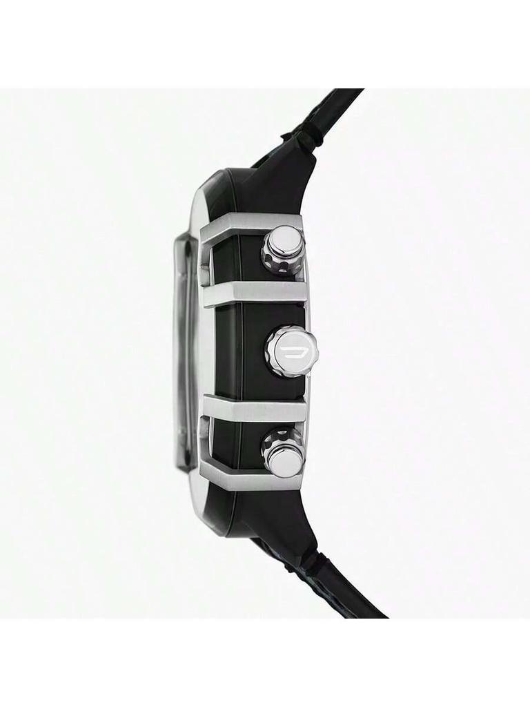 Diesel Griffed Kronograf Erkek Saati – 48 mm Güneş Işığı Kadran Kronograf Alt Kadranları, Tarih Göstergesi, Paslanmaz Çelik Kasa ve Bilezik ile – DZ4572