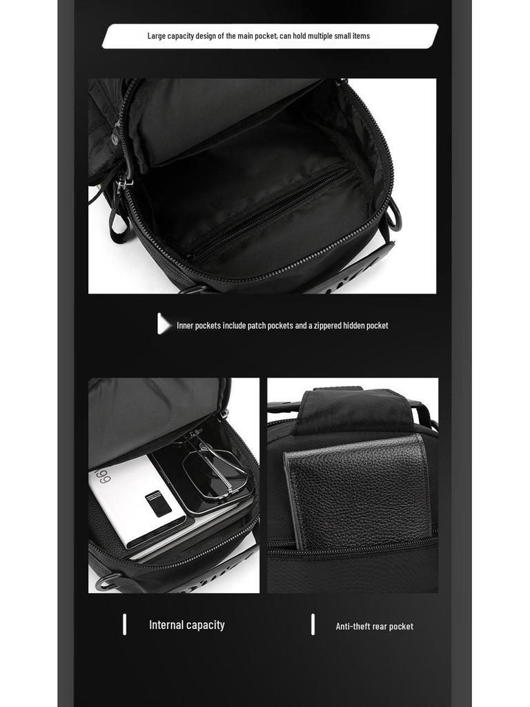 WEPOWER Bolsa Multifuncional para Deslocamento ao Ar Livre - Transversal de Ombro Duplo ou Simples Conversível para Uso Versátil