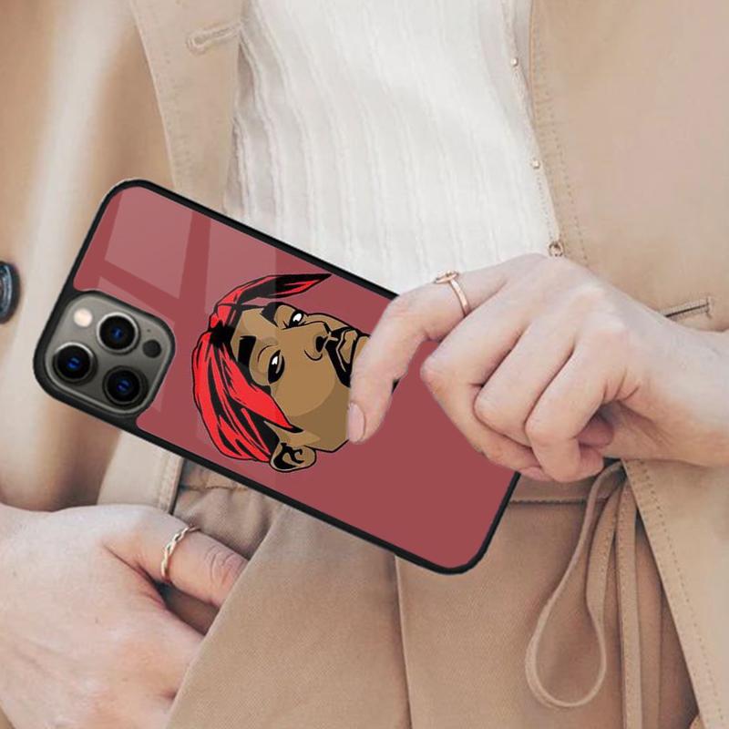 Rapper 2pac Singer Tupac Magnetic Phone Case For APPLE iPhone 17 Air 16 14 13 12 Pro Max 15 Plus Wireless Charge MagSafe Cover