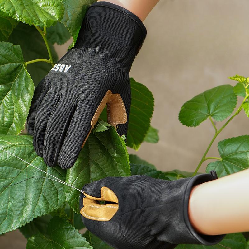 Gardening Protective Gloves Microfiber Anti-slip Wear-resistant Anti Spinning Touch Screen Mechanical Maintenance Garden Work Labor Protection Gloves