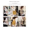 Large capacity hollow knitted bag, fashionable and trendy commuting tote bag, yarn knitted vacation beach bag, single shoulder crossbody bag