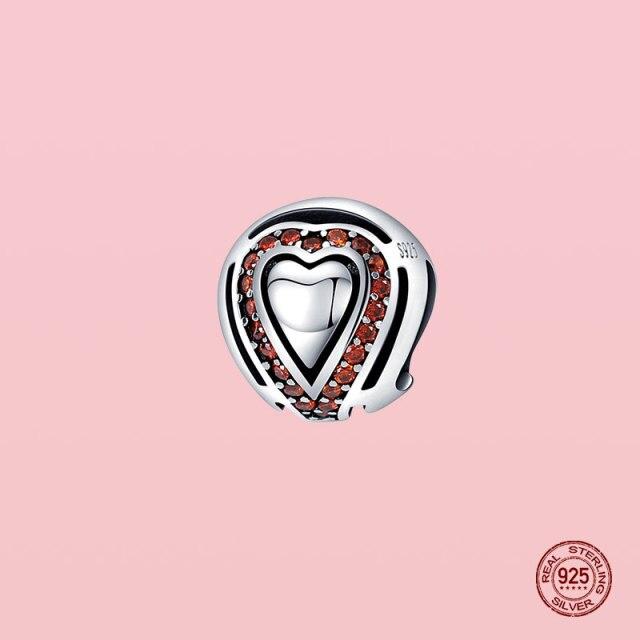 Pendentif en argent sterling 925 avec perles pour bracelet et collier Panjia originaux, bijoux pour femmes