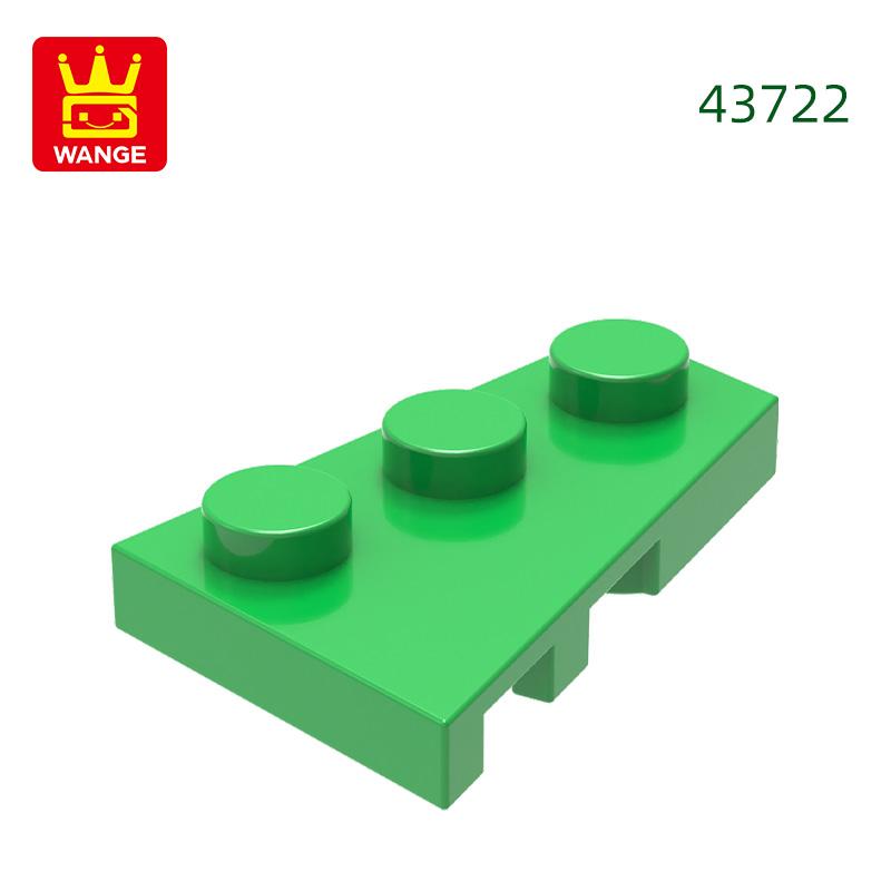 158Pcs/lot 43723 2x3 Right Wedge Plate Construction Bricks MOC Accessories Works With Featuring Blocks Kids Playthings Gift Idea Box
