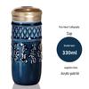 Qian Tang Xuan Double-Layer Ceramic Portable Tea Cup