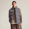 Li Ning Vests Men's Carbon Gray Purple Stand Collar Moderate Other AMMV005-3