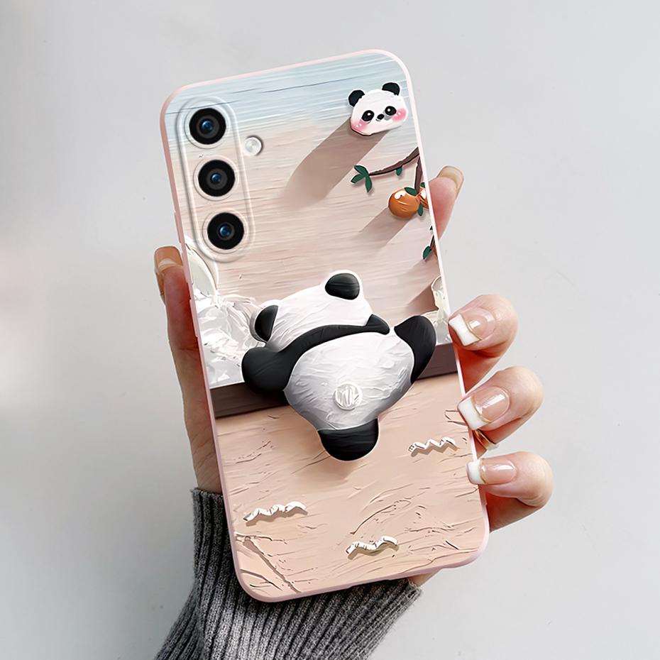 For Samsung Galaxy S23 FE Case S23 Plus Cute Rabbit Panda Painted Soft Silicone Phone Case For Samsung S23 Ultra S 23 S23+ Shell