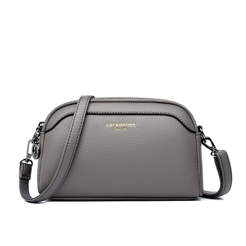 Kleine quadratische Tasche, Kleine Tasche, Weiche Tasche für Pendler, Einzelner Schultergurt, Crossbody-Tasche